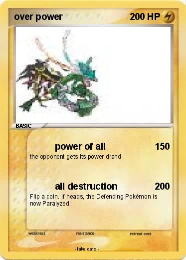 Pokemon over power