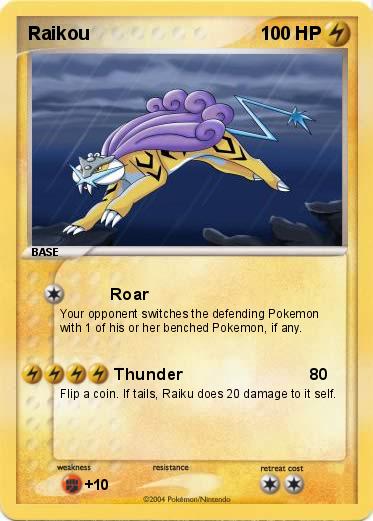 Pokemon Raikou