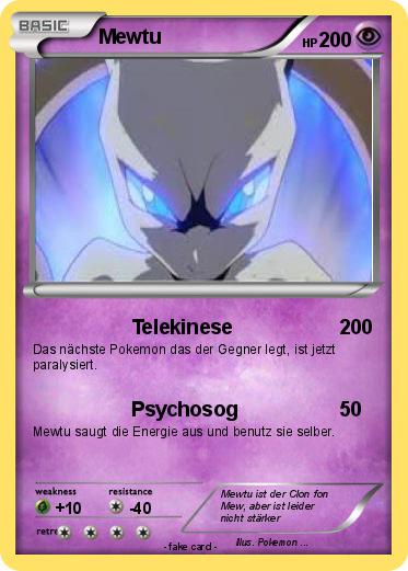 Pokemon Mewtu
