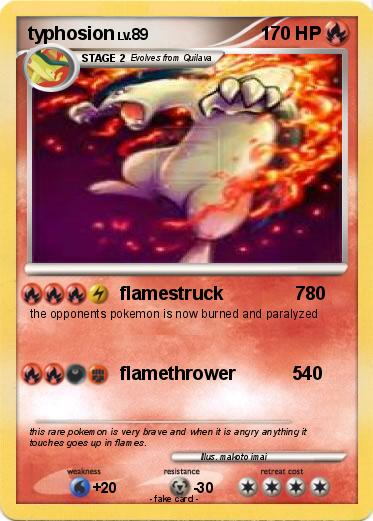 Pokemon typhosion