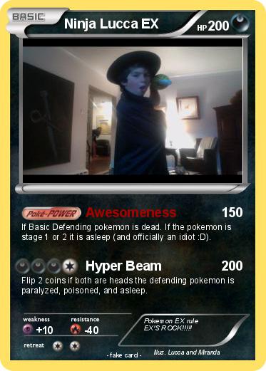 Pokemon Ninja Lucca EX