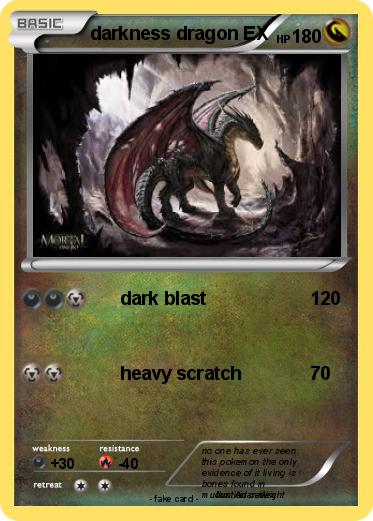 Pokemon darkness dragon EX
