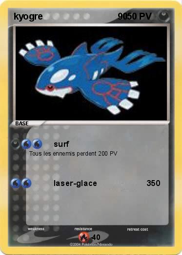 Pokemon kyogre                              90              