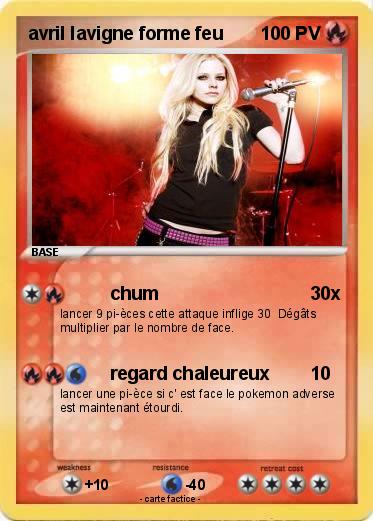 Pokemon avril lavigne forme feu