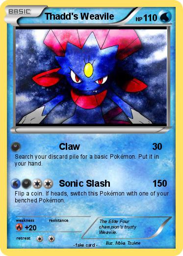 Pokemon Thadd's Weavile