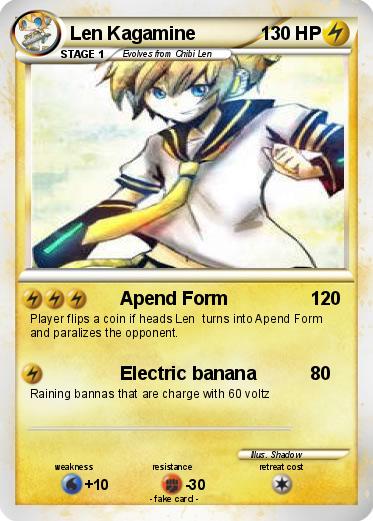 Pokemon Len Kagamine