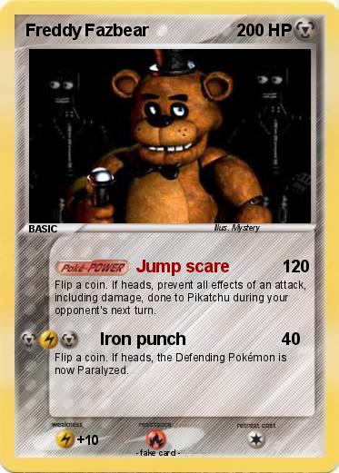 Pokemon Freddy Fazbear