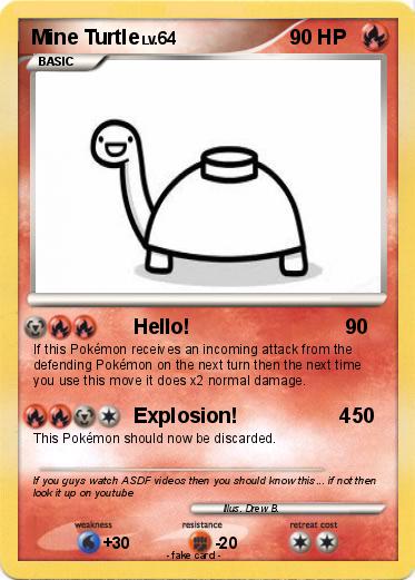 Pokemon Mine Turtle