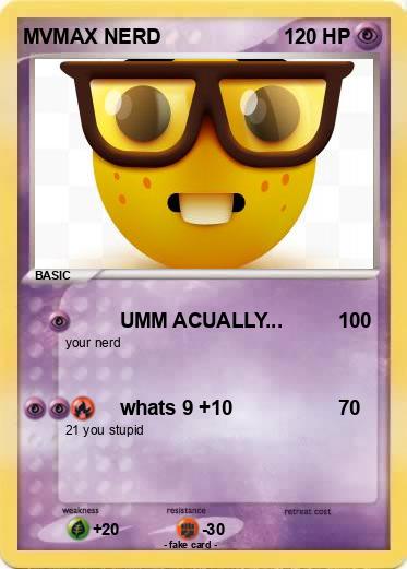 Pokemon MVMAX NERD