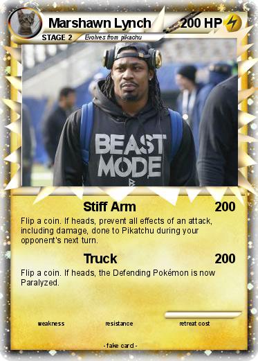 Pokemon Marshawn Lynch