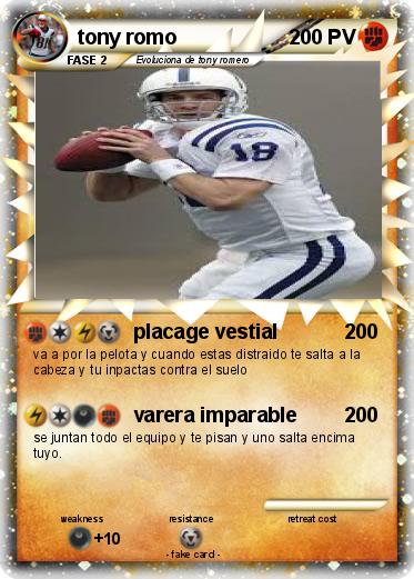 Pokemon tony romo