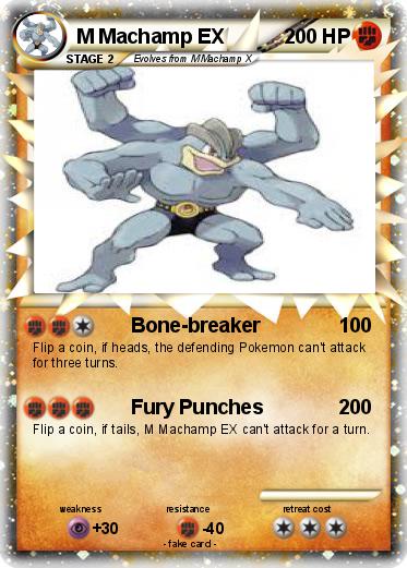 Pokemon M Machamp EX