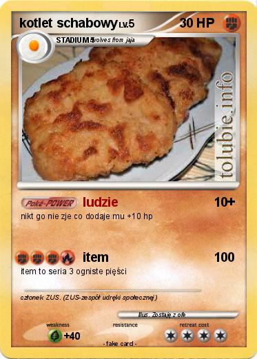 Pokemon kotlet schabowy