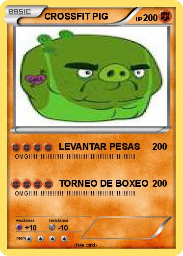 Pokemon CROSSFIT PIG