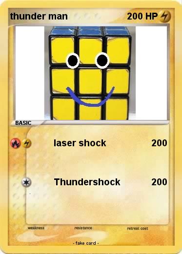 Pokemon thunder man
