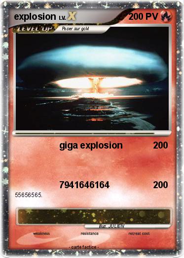 Pokemon explosion