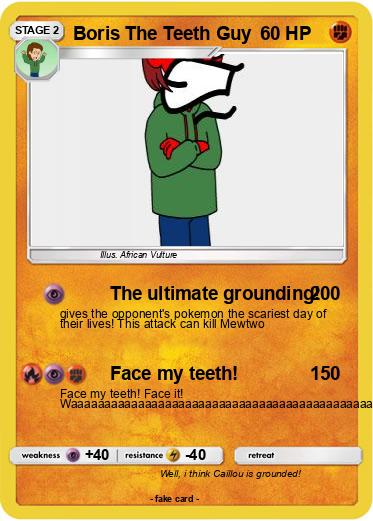 Pokemon Boris The Teeth Guy
