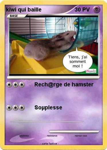 Pokemon kiwi qui baille