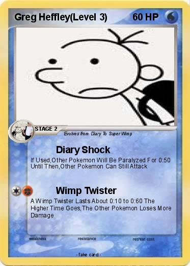 Pokemon Greg Heffley(Level 3)