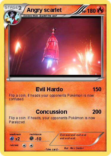 Pokemon Angry scarlet