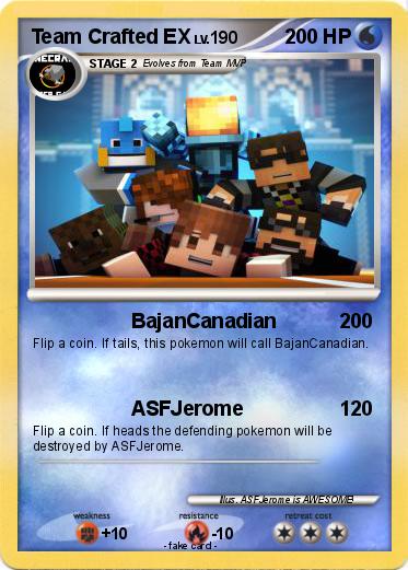 Pokemon Team Crafted EX
