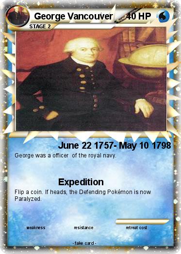 Pokemon George Vancouver