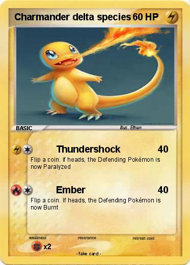 Pokemon Charmander delta species