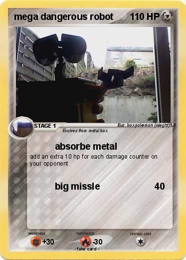 Pokemon mega dangerous robot