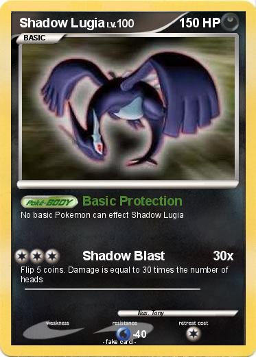 Pokemon Shadow Lugia