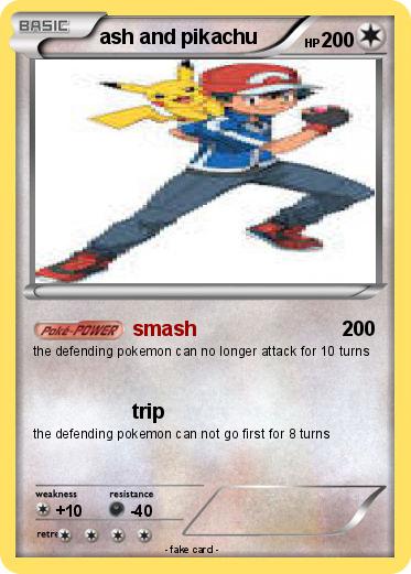 Pokemon ash and pikachu