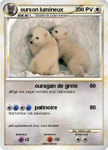 Pokemon ourson lumineux