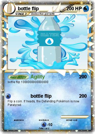 Pokemon bottle flip