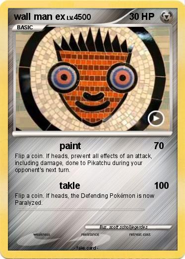 Pokemon wall man ex