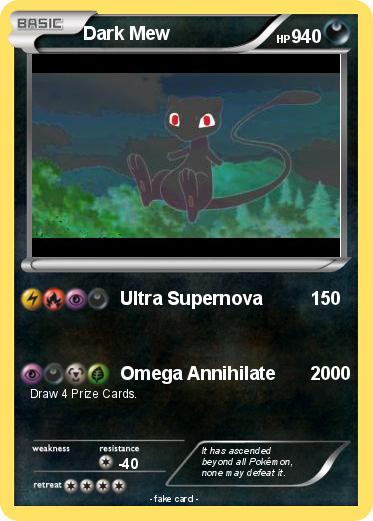 Pokemon Dark Mew