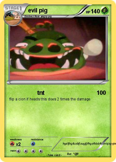 Pokemon evil pig