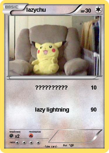 Pokemon lazychu