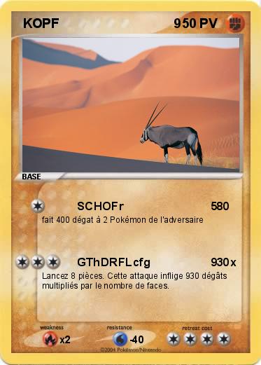 Pokemon  KOPF                                9