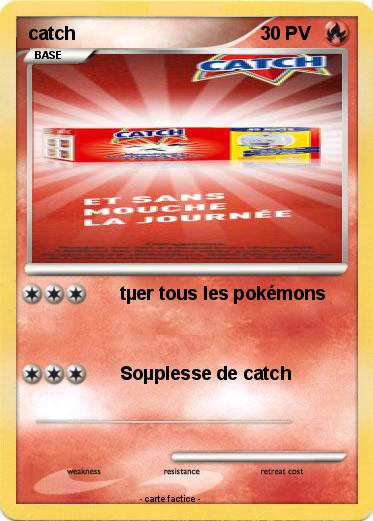 Pokemon catch