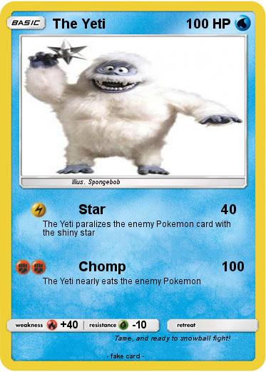 Pokemon The Yeti