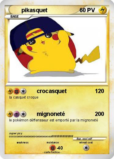 Pokemon pikasquet