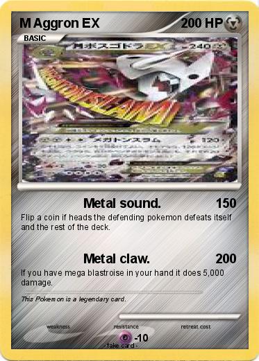 Pokemon M Aggron EX