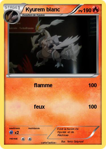 Pokemon Kyurem blanc