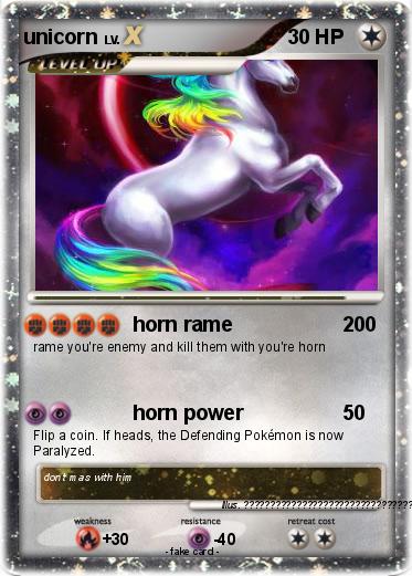 Pokemon unicorn