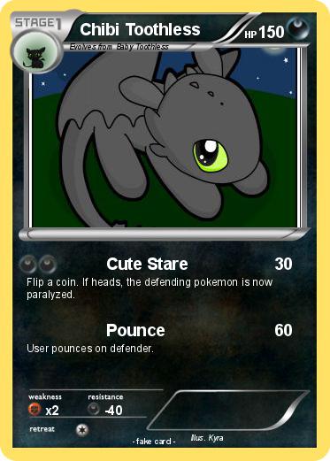 Pokemon Chibi Toothless