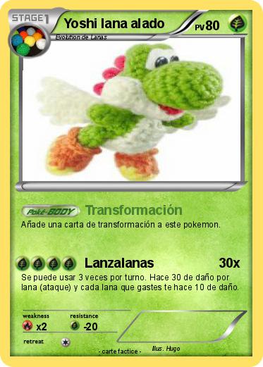 Pokemon Yoshi lana alado