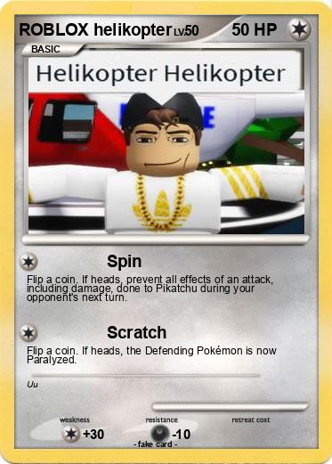 Pokemon ROBLOX helikopter