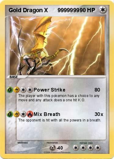 Pokemon Gold Dragon X      9999999