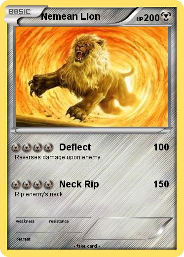 Pokemon Nemean Lion