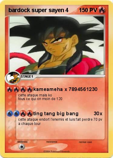 Pokemon bardock super sayen 4