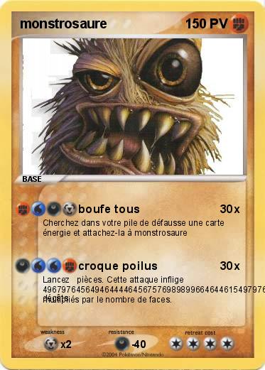 Pokemon monstrosaure